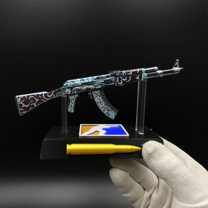 Hot Game CS2 AK47 Frontside Misty Mini Metal Replica Game Prop Collectible