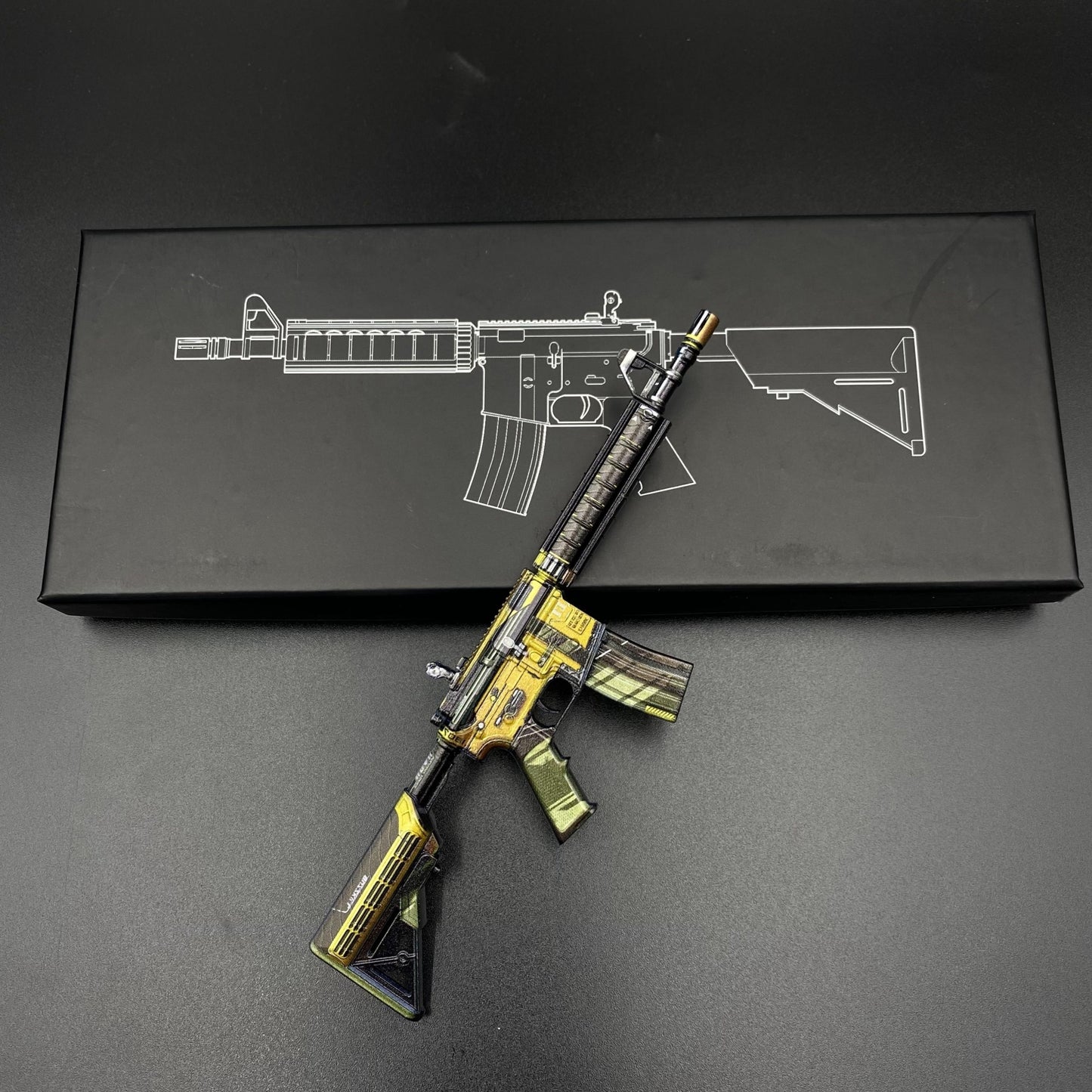 CS2 Mini M4A4 Buzz Kill Metal Skin Replica For Collectible