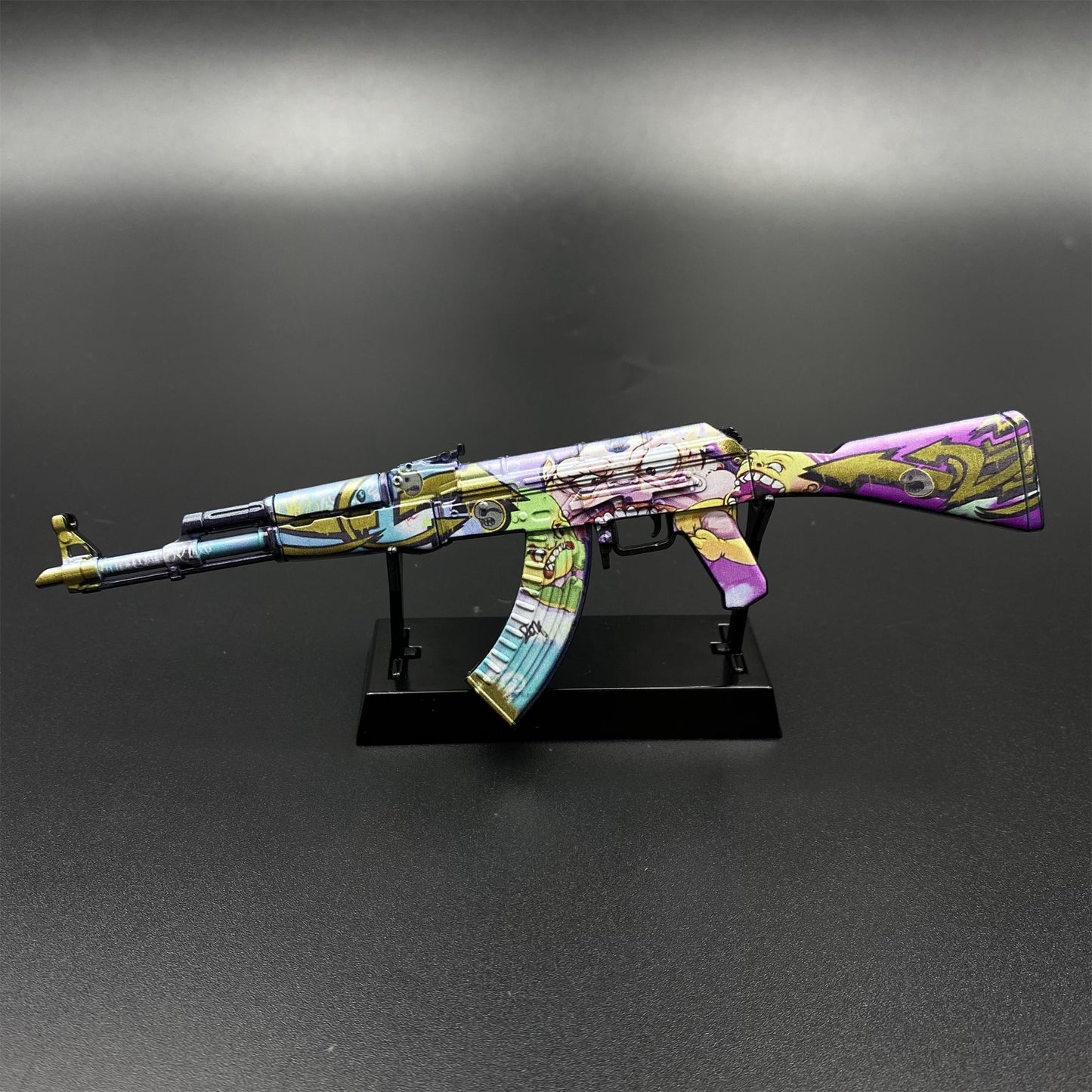 Metal Tiny CS2 Hot Skin B the Monster AK47 Gun Miniature For Collection