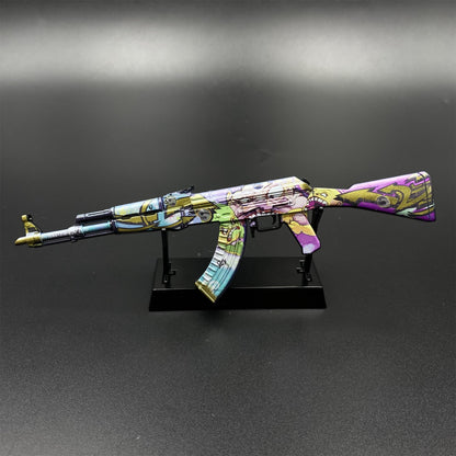 Metal Tiny CS2 Hot Skin B the Monster AK47 Gun Miniature For Collection