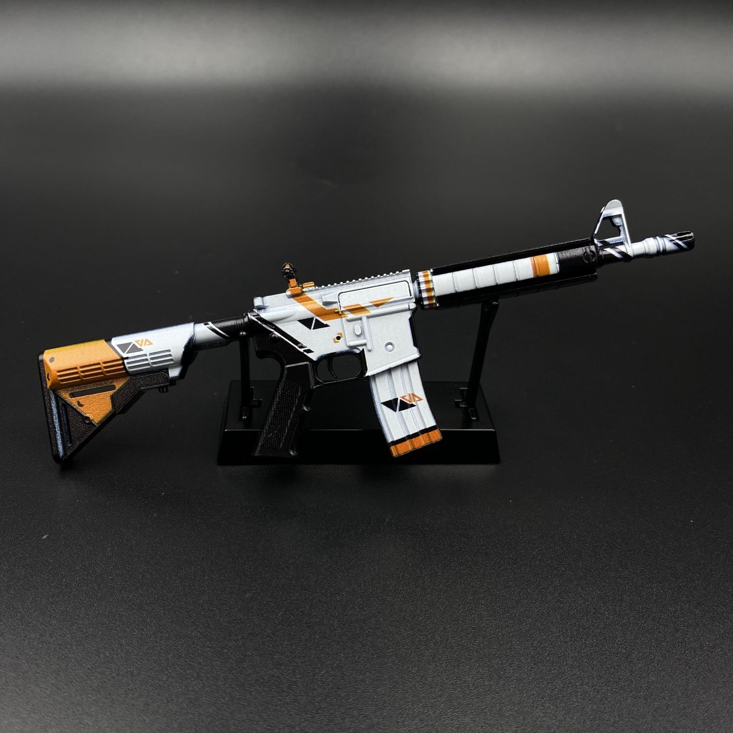 CS Game Skin M4A4 Asiimov Mini Metal Game Replica For Collection