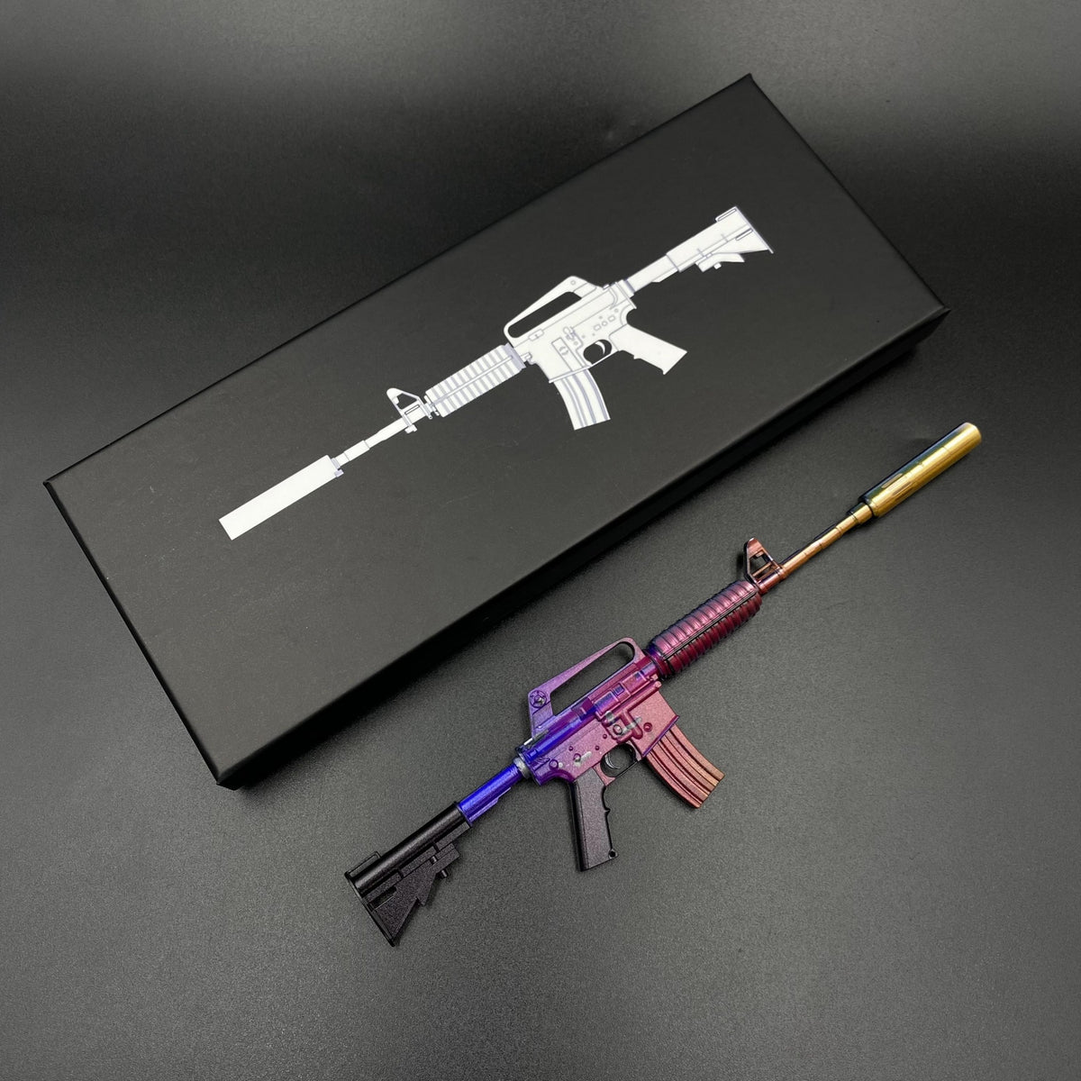 Hot Game CS Fade Tiny M4A1-S Metal Replica For Collectible