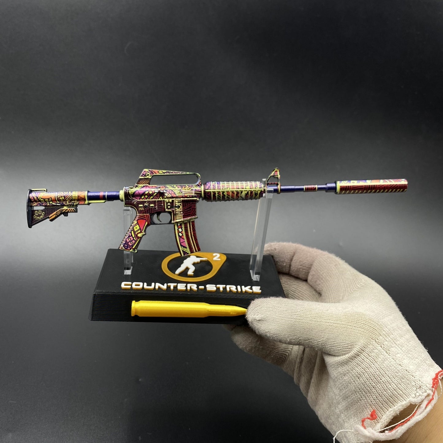 CS M4A1‑S Chantico's Fire Metal Gun Replica for Collectible