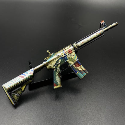 CS Game Skin M4A4 Eye of Horus Mini Metal Game Replica For Collection