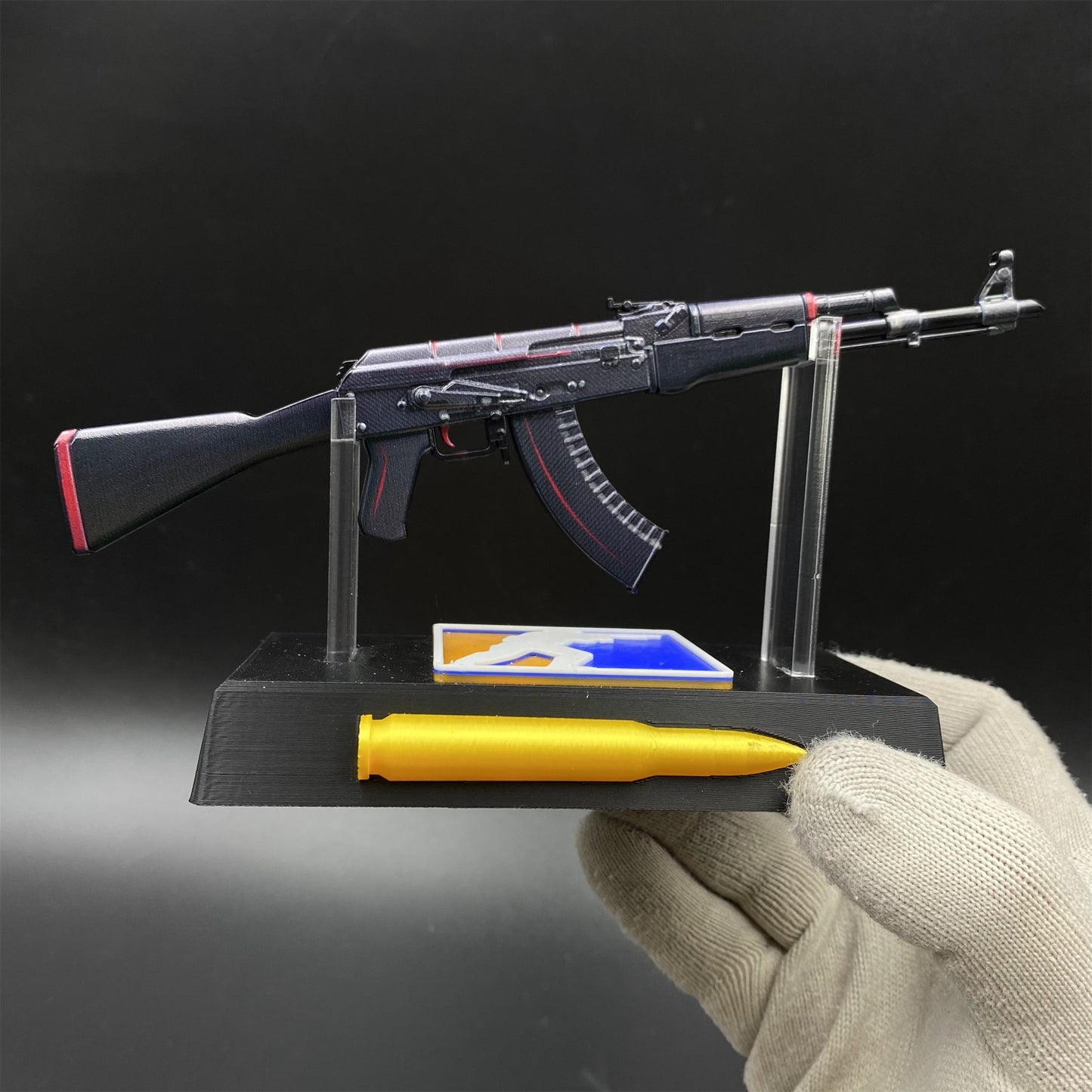 Hot Game CS2 Redline AK47 Metal Replica Game Prop Collectible
