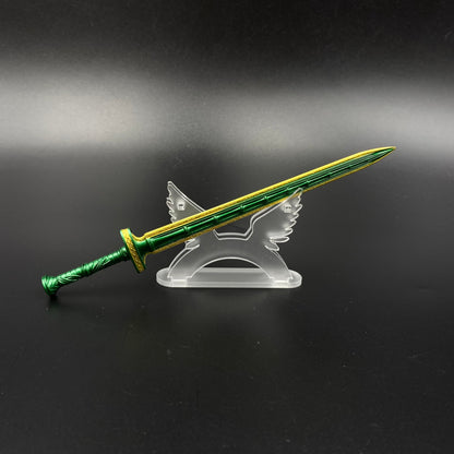 Qingzhu Fengyun Sword Metal Replica Fan Ren Xiu Xian Zhuan Xianxia Weapon Prop Collectible Desktop Ornament Gift
