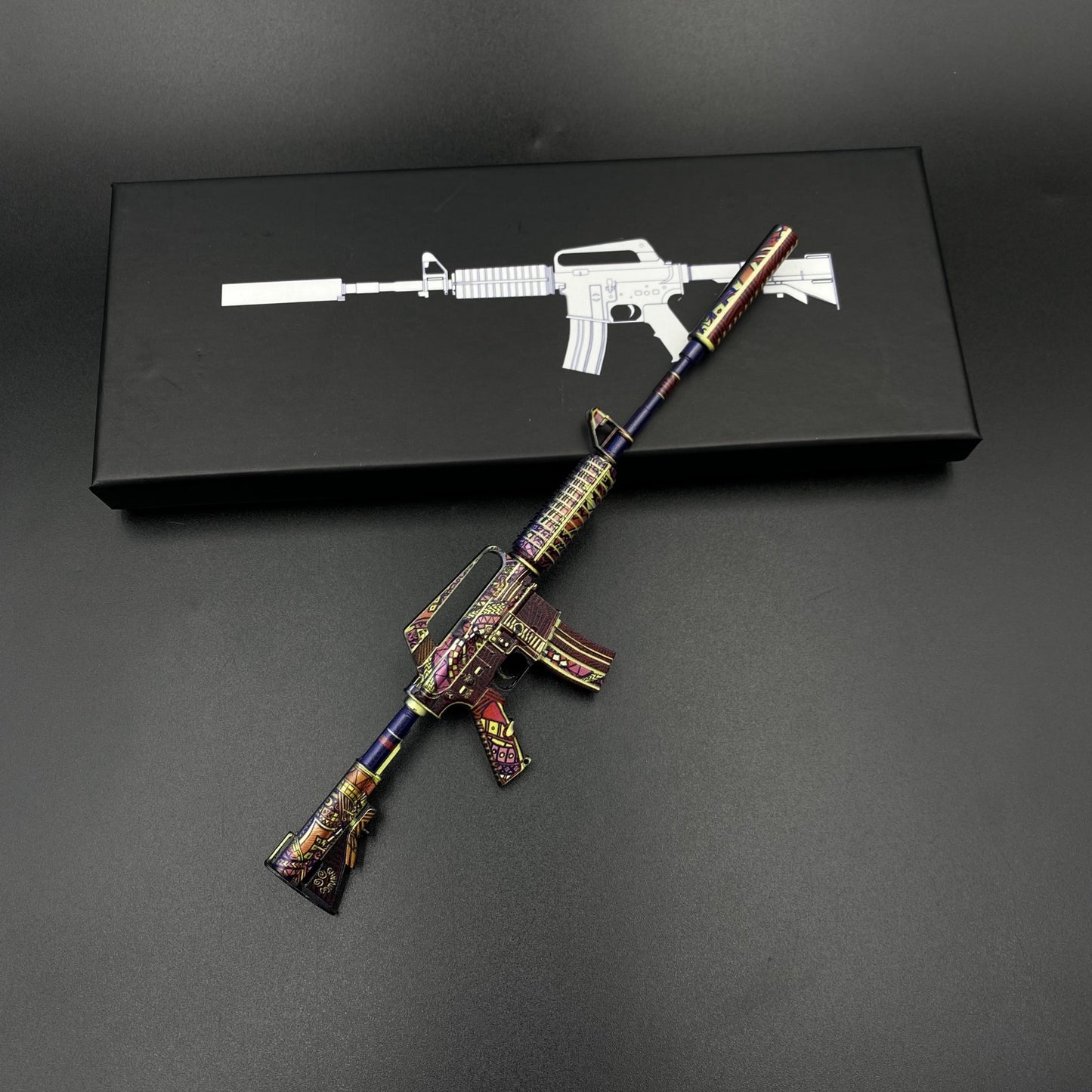 CS M4A1‑S Chantico's Fire Metal Gun Replica for Collectible