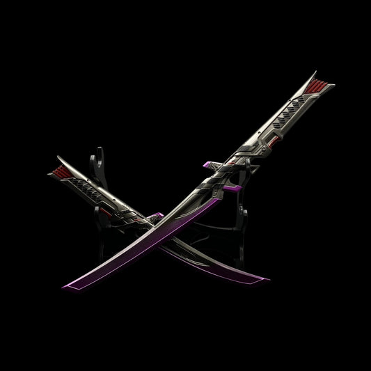 Metal Apex Dual Katana Deadly Duet Miniature