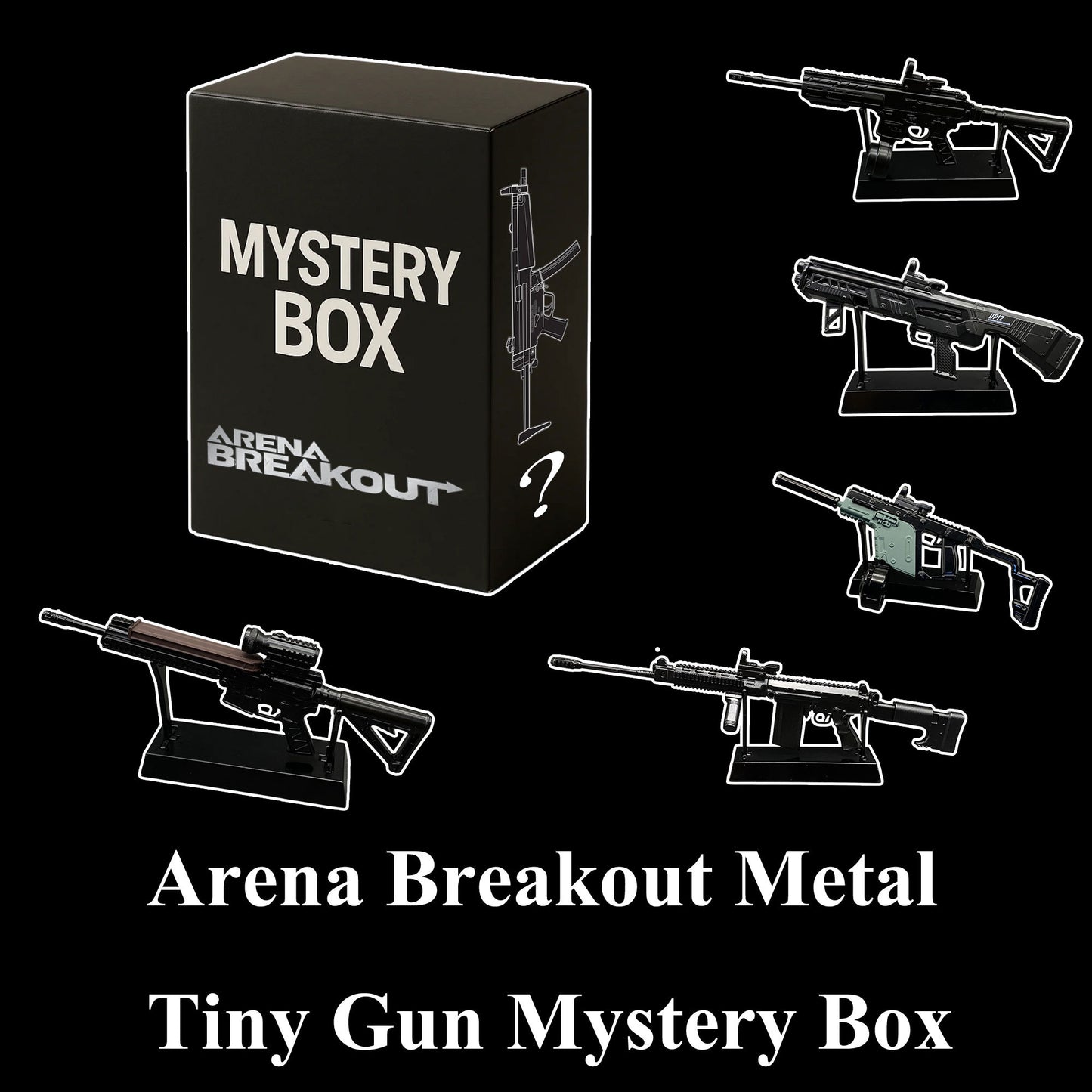 1:6/1:5 Arena Breakout Metal Tiny Gun Mystery Box