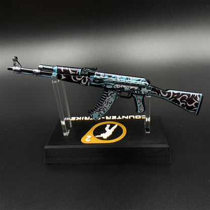 Hot Game CS2 AK47 Frontside Misty Mini Metal Replica Game Prop Collectible