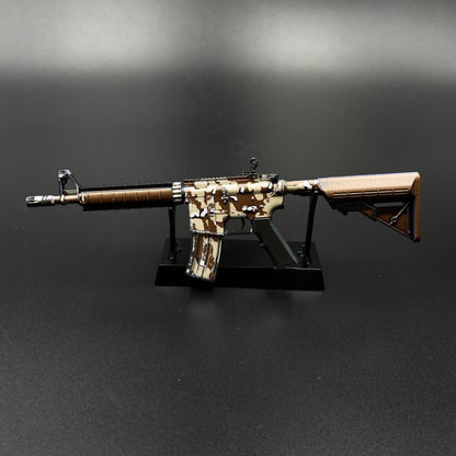 CS Game Skin M4A4 Desert Storm Mini Metal Game Replica For Collection