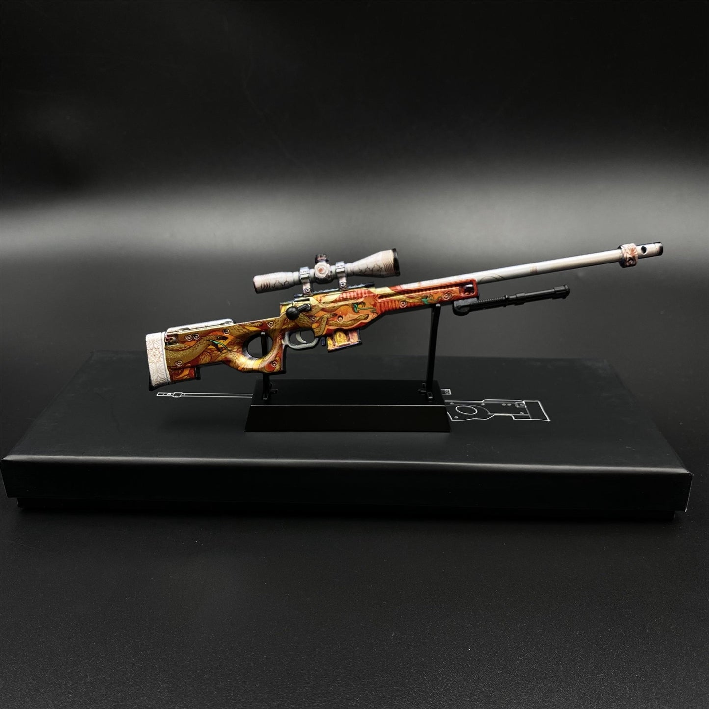 Hot Game CS2 Desert Hydra AWP Metal Replica Game Prop Collectible