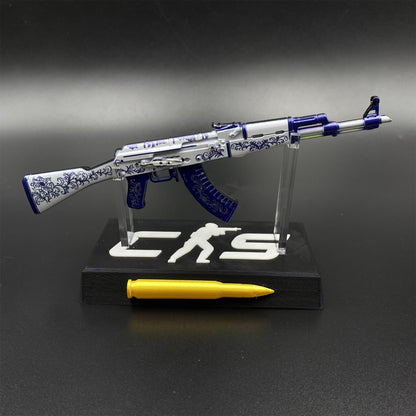 Hot Game CS2 Inheritance AK47 Metal Replica Game Prop Collectible