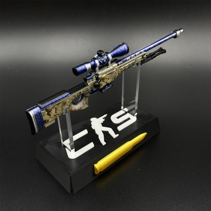 Hot Game CS2 Queen's Gambit AWP Metal Replica Game Prop Collectible