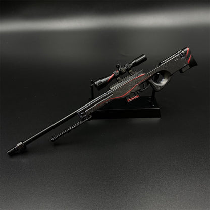 Hot Game CS2 Red Line AWP Metal Replica Game Prop Collectible