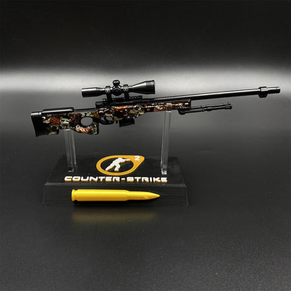 Hot Game CS2 PAW AWP Sniper Rifle Metal Replica Game Prop Collectible