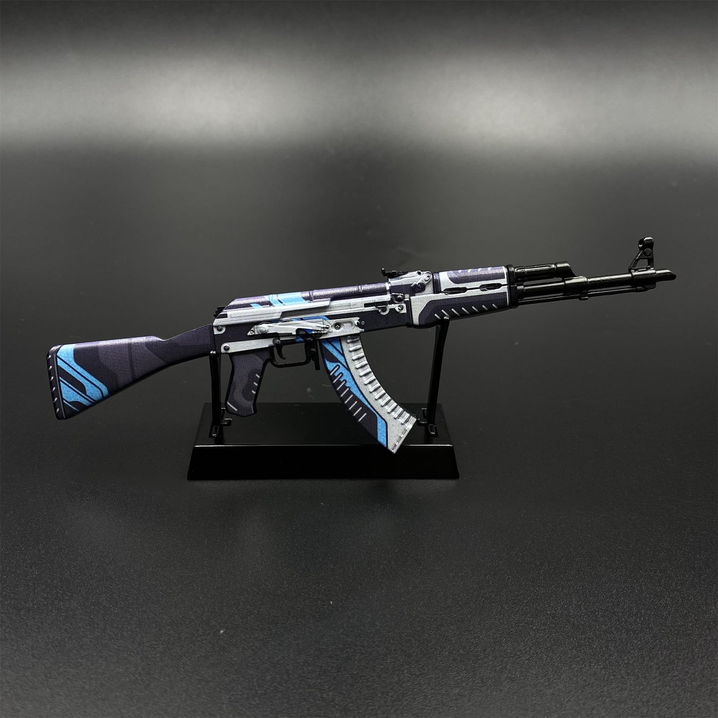 Hot Game CS2 AK-47 Vulcan Skin Tiny Gun Metal Replica Game Prop Collectible