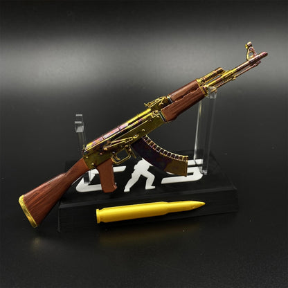 Hot Game CS2 AK47 Case Hardened Metal Replica Game Prop Collectible