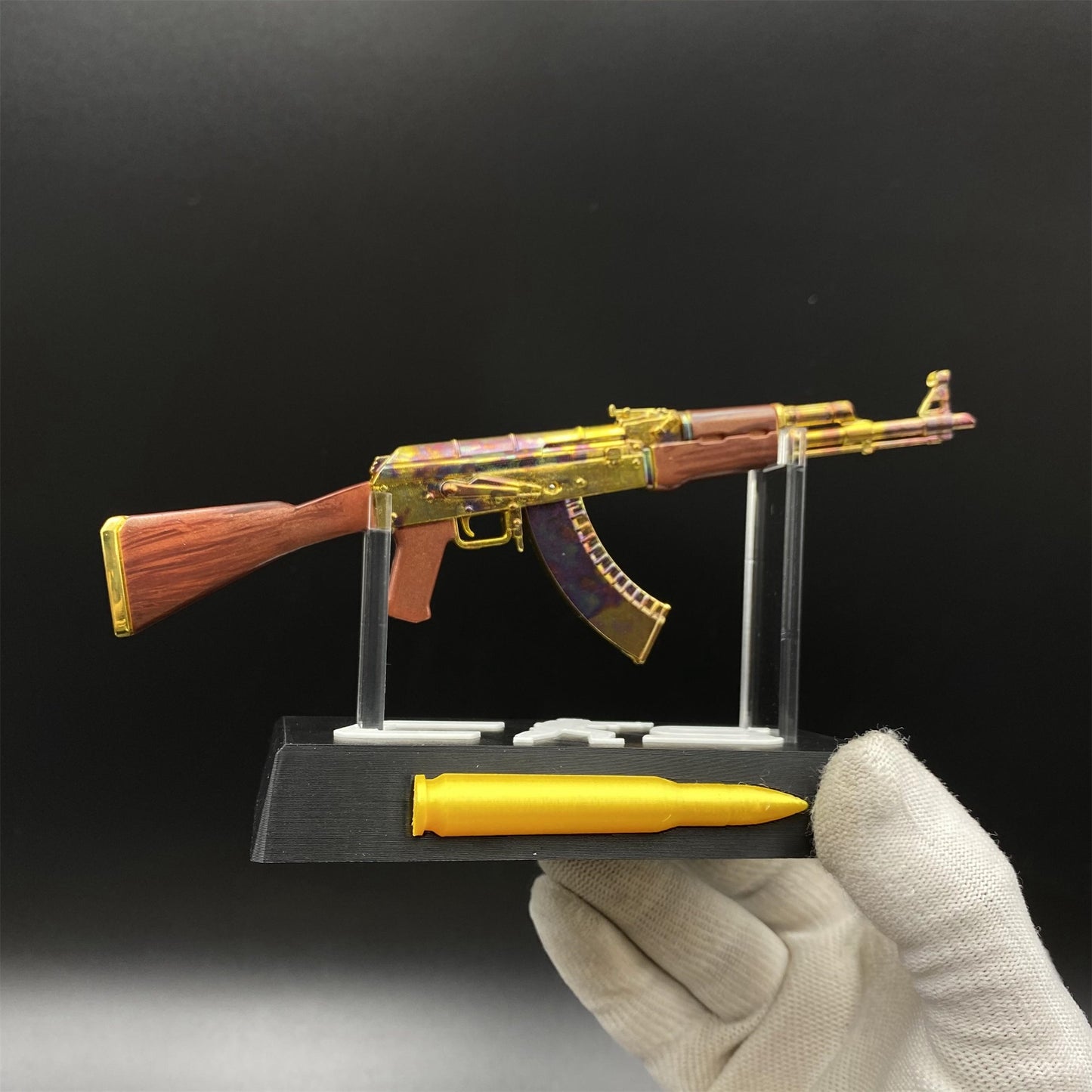 Hot Game CSGO AK‑47 Case Hardened Mini Metal Replica