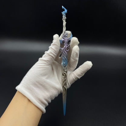 Chuyi Flying Sword Metal Replica, Jian Lai Xianxia Weapon Prop, Collectible Desktop Decoration Gift