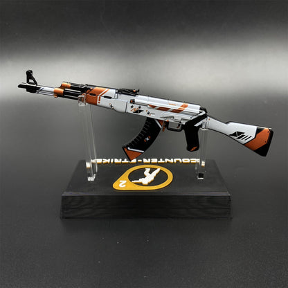 CS2 Game Peripheral - Asiimov AK-47 Gun Replica Game Prop Collectible