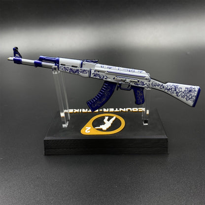 Hot Game CS2 Inheritance AK47 Metal Replica Game Prop Collectible