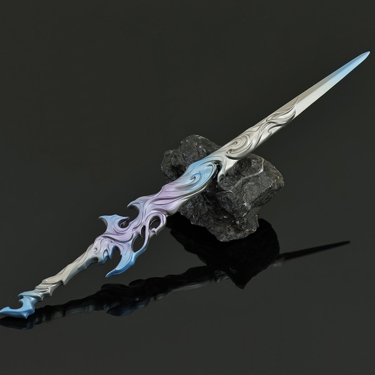 Chuyi Flying Sword Metal Replica, Jian Lai Xianxia Weapon Prop, Collectible Desktop Decoration Gift