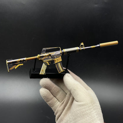 CS Golden Coil M4A1-S Metal Replica Game Prop Collectible