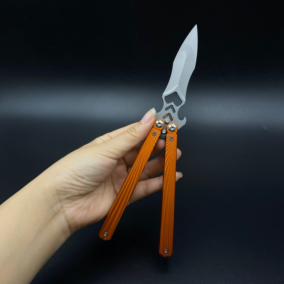 Reviver Butterfly Knife Trainer, Unsharpened Balisong Practice Tool, Flipping Trainer