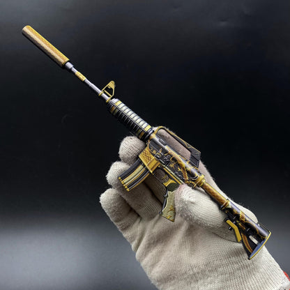 CS Golden Coil M4A1-S Metal Replica Game Prop Collectible
