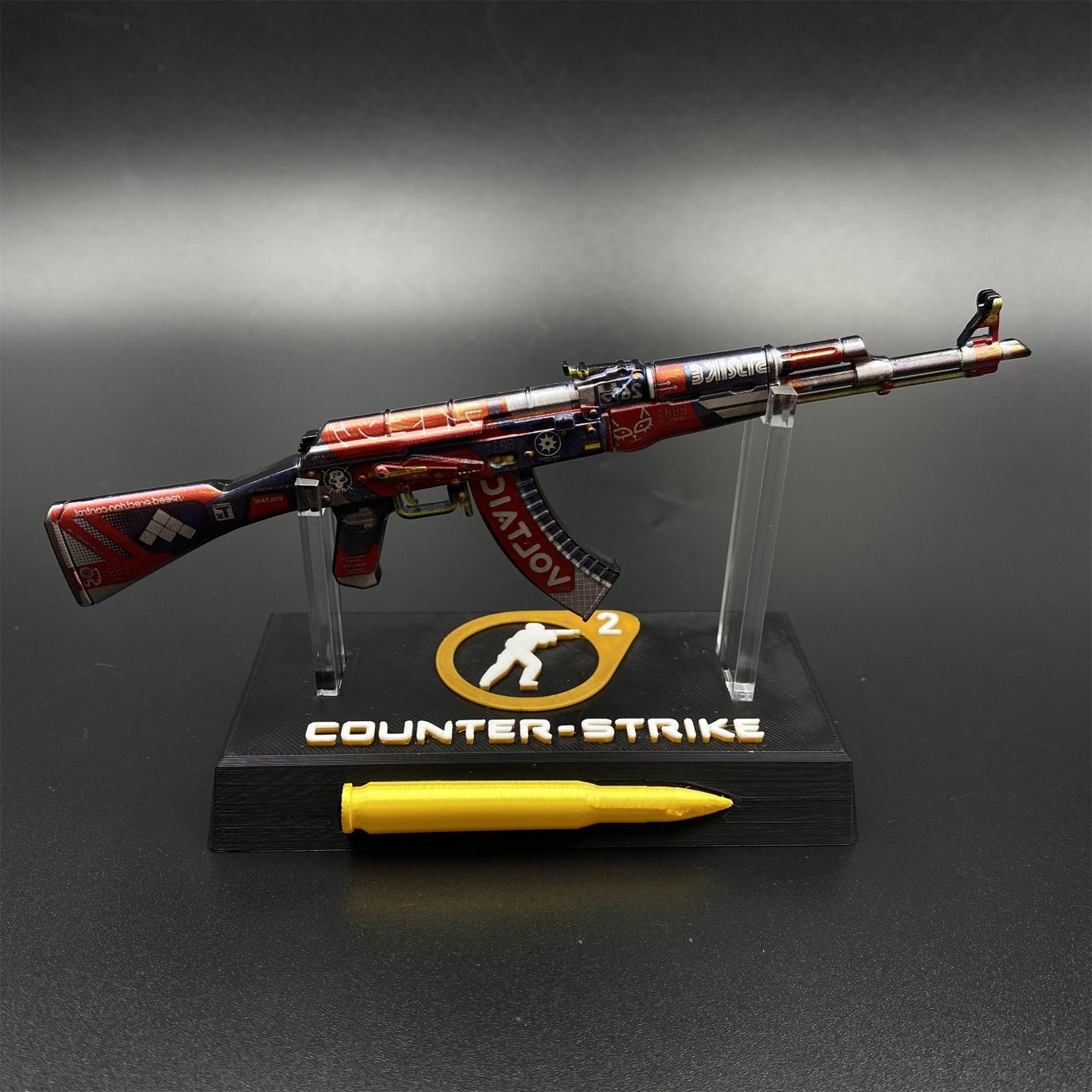 Hot Game CS2 Bloodsport AK47 Metal Replica Game Prop Collectible