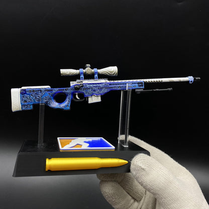 CS2 Game Peripheral - Tiny Gun Gungnir AWP Metal Replica Game Prop Collectible