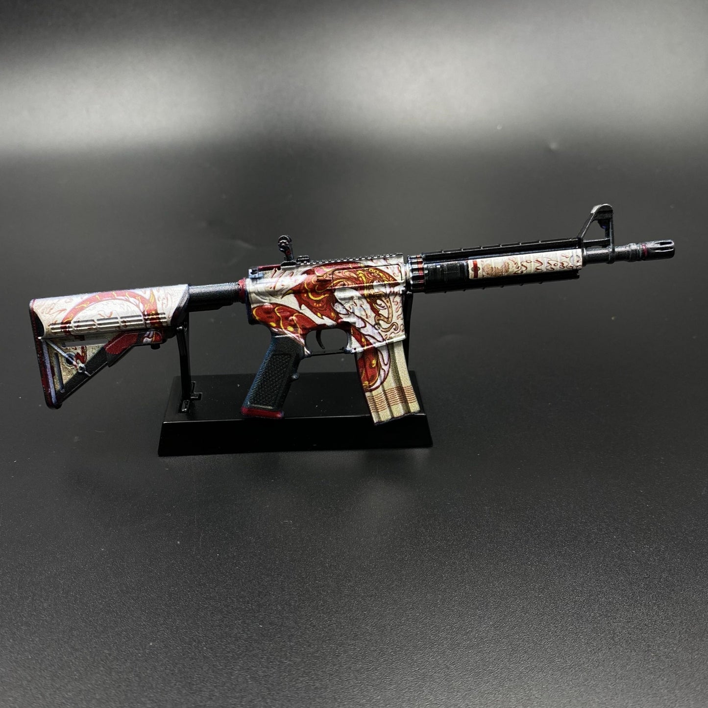 Hot Game CS Skin M4A4 The Dragon King Mini Metal Replica For Collectible