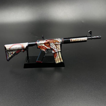 Hot Game CS Skin M4A4 The Dragon King Mini Metal Replica For Collectible