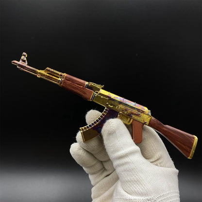 Hot Game CSGO AK‑47 Case Hardened Mini Metal Replica
