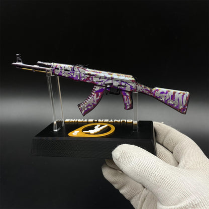 Hot Game CS2 AK47 Head Shot Skin Metal Replica Game Prop Collectible