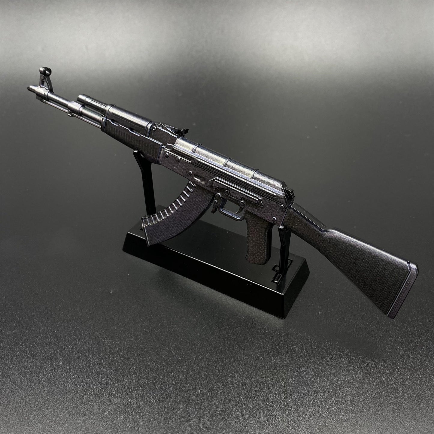 CS2 Game Peripheral - Tiny Gun AK47 Slate Metal Replica Game Prop Collectible