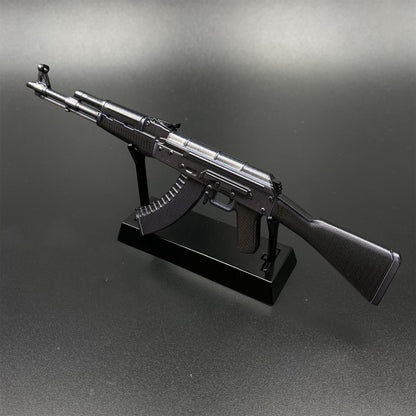 CS2 Game Peripheral - Tiny Gun AK47 Slate Metal Replica Game Prop Collectible