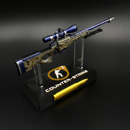 Hot Game CS2 Queen's Gambit AWP Metal Replica Game Prop Collectible