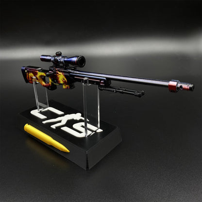 Hot Game CS2 Wildfire AWP Metal Replica Game Prop Collectible