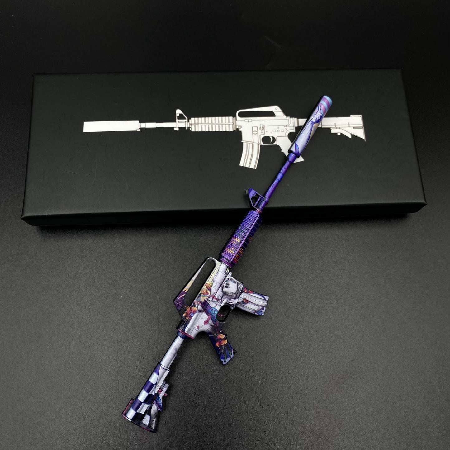 CS2 Vaporwave M4A1-S Metal Replica Game Prop Collectible