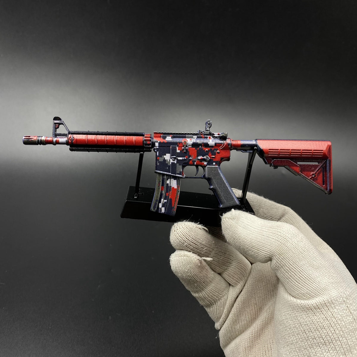 M4A4 Red DDPAT Gun CS2 Game Replica For Collectible