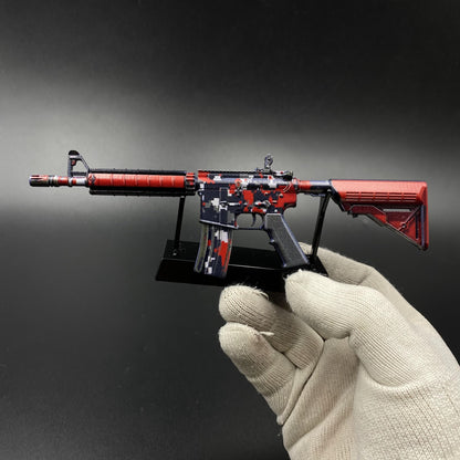 M4A4 Red DDPAT Gun CS2 Game Replica For Collectible