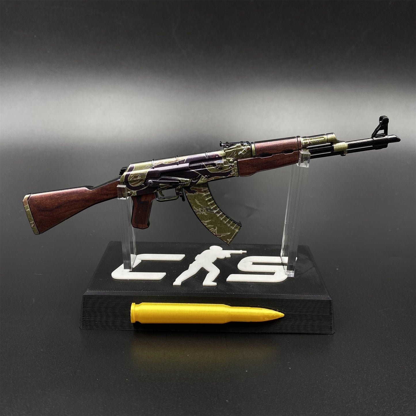 Tiny AK-47 Jaguar Miniature Metal CSGO Fan Art For Display
