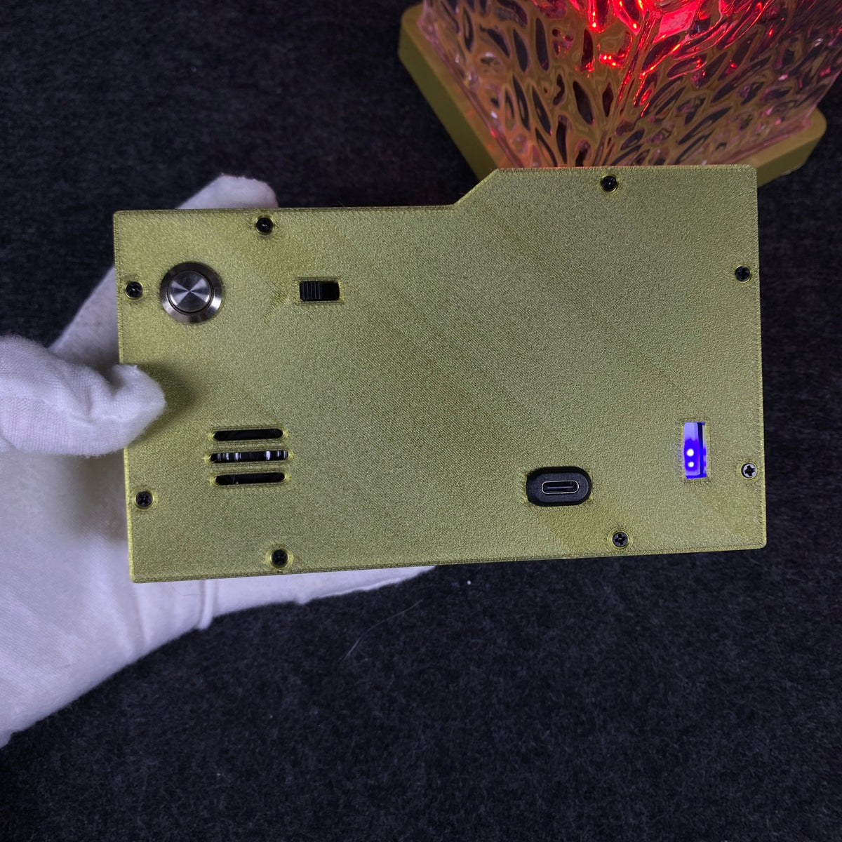 3D Printed Biohazard Code Veronica Inspired Chris Status Panel Replica Prop