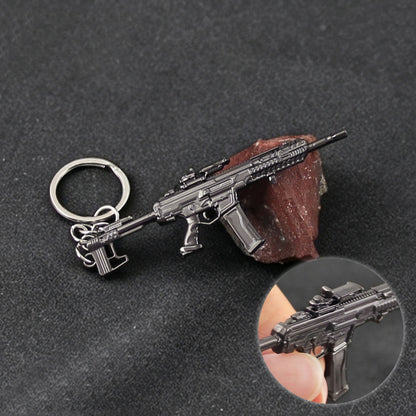 Delta Force K437 Mini Tactical Assault Rifle Alloy Keychain