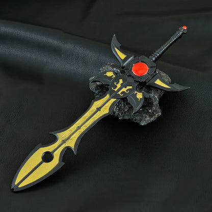 Aurora Sword from Armor Hero Alloy Mini Sword Replica Desk Decor Collectible