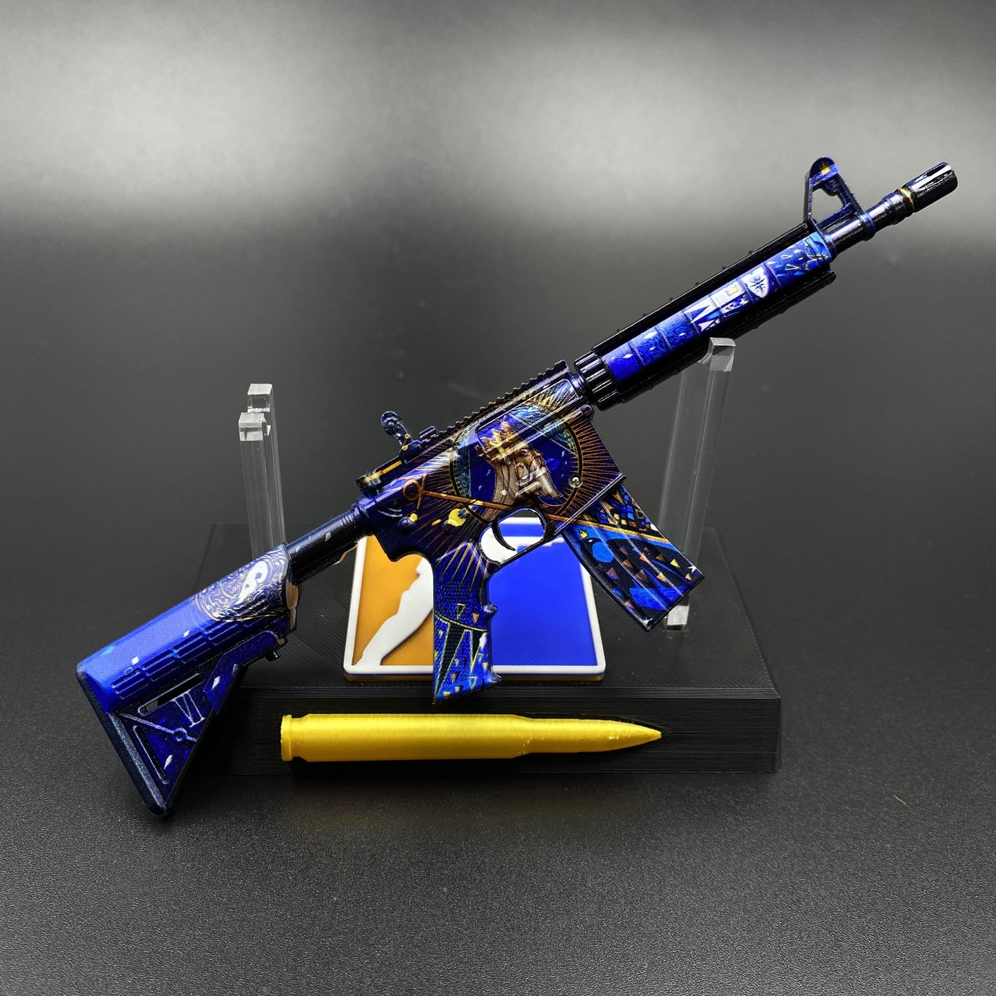 M4A4 The Emperor Mini Game Skin Replica, Game Prop Collectible