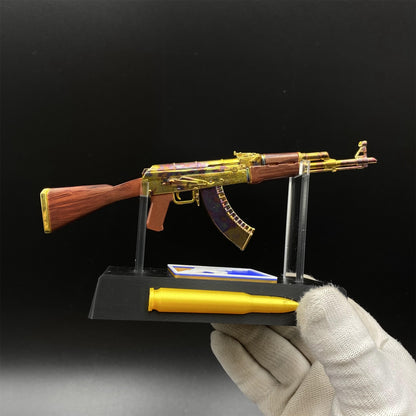 Hot Game CSGO AK‑47 Case Hardened Mini Metal Replica