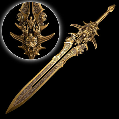 GOW Golden Blade Of Olympus 11.8'' Metal Replica